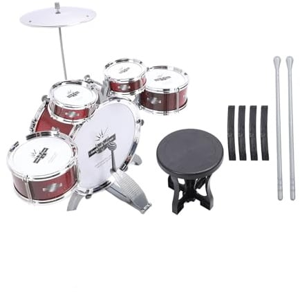 Tamburo per bambini per i bambini jazz tamburo set per bambini 5 batteria strumenti musicali percussione giocattolo