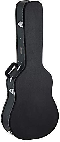 Ortega Guitars Economy Guitar Hardcase - Tasche für Klassische Gitarre - Höhe 103 cm - Vinyl, Schwarz (OCCSTD)