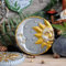 Ornament Wall Decoration Vintage Old Sun Moon God Garden Ornament Cement Stepping Stone,Moongod