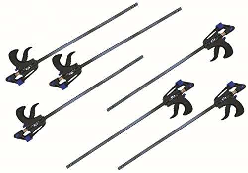 6x Einhandzwinge Schraubzwinge 150mm Leimzwinge Schnellspannzwinge