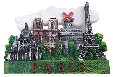 3D Paris Frankreich Kühlschrank Kühlschrankmagnet Tourist Souvenirs Handmade Harz Handwerk Magnetischen Aufkleber Home Küche Dekoration Reise Geschenk