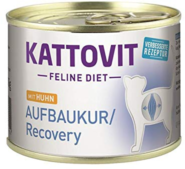 Kattovit Feline Diet Aufbaukur/Recovery Huhn | 12 x 185g Katzenfutter