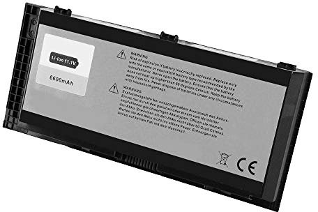 PATONA Akku kompatibel mit Dell Precision M4600 M4700 M6600 6600 mAh 0TN1K5 FV993 PG6RC R7PND JHYP2 6600 mAh 10,8 V