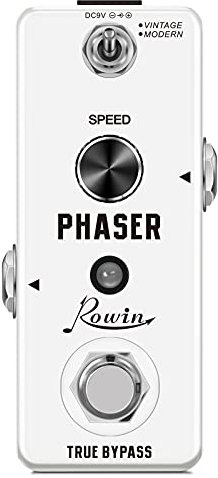 Rowin Guitar Phaser Effect Pedal Analog Phase Effect Pedal For Electric Guitar Vintage/Modern 2 Modes Mini Type True Bypass