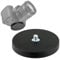 Neodym Magnet Gummiert - Magnetische Halterung mit 1/4 Zoll Gewinde - Kamerahalterung Kamera Mount für Actioncam DSLR GoPro oder Studio Lampen (66mm - 22 KG, 1 Stück)