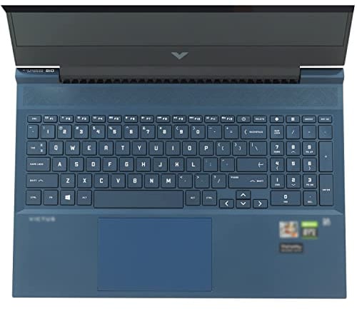 MiNGFi Silicone Keyboard Cover for HP Victus 16.1 16-d0000 16-e0000(2021) - Transparent