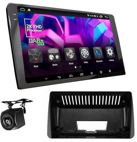UGAR Compatibile per FIAT Egea/Tipo 2016-2020 9 Pollici Android 13 DSP 4GB+64GB Autoradio 2K Full HD DAB+ Touch Screen Navigazione GPS
