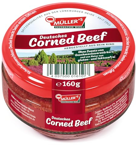 6x Müller's Corned Beef 160g Glas