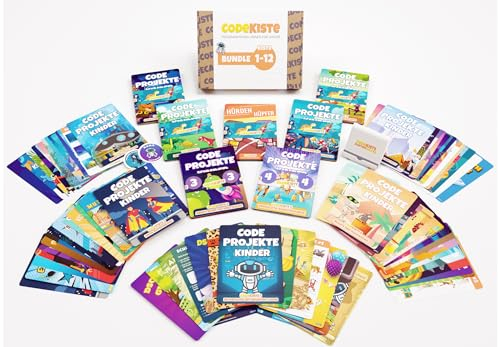 CodeKiste Big-Bundle: Set mit Allen 12 Kisten - Programmieren Lernen für Kinder