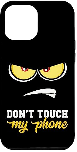 Hülle für iPhone 15 Pro Max Case Dont Touch My Phone Case Anime Lover Angry Face Geschenk