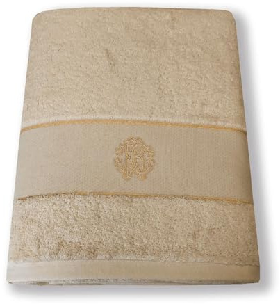Roberto Cavalli - Strandtuch - großes Handtuch 95 x 180 cm - Fitnesshandtuch für Damen und Herren - weich, saugfähig und elegant - Handtuch Fitnessstudio