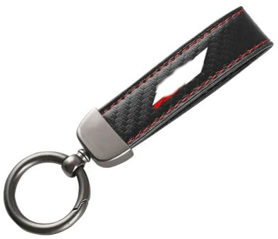 AMNOOL Kohlefaser-Motorrad-Schlüsselanhänger für Y-AMAHA YZF R1 YZF-R1 YZFR1 R1s Zubehör, Schwarz