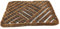 BaWoTec Drahtgitter Fußmatte Kokos für den Außenbereich pflegeleicht rutschfest aus natürlicher Kokosfaser 40 x 60 cm