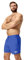 Speedo Men's 16 Watershort Swiming Trunks| Quick Dry | Comfortable Fit | Clasic Style | Drawstring Waist, Cobalt Pop, XS