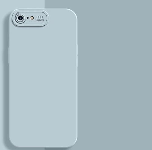 KK KENIK Silicone Case for iPhone SE 2020/2022, iPhone 8/7, Soft-Touch, Shockproof, DustProof, Antiskid Phone Cover for iPhone SE 2nd 3rd Generation (Sierra Blue)