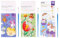 UEAVOID 3 PCS Malbuch Wasserfarben Wassertankpinsel Kinder 3 Themen (Mini-Aquarellbuch)