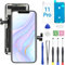 Hoonyer for iPhone Screen Replacement, 3D Touch Screen Display Digitizer Frame Assembly Repair Kits + Waterproof Adhesive + Screen Hardened Protection (iPhone 11pro-5.8'')