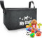 ToKinCen Dogs Toy Storage Baskets Dog Toy Basket Dog Food Storage，Felt Stuff Storage Baskets Foldable Storage Bins for Organizing Pet Toys, Dog Clothes Blankets, Leashes