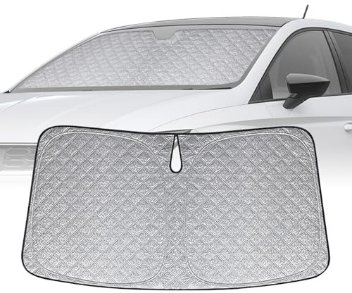 Parasol para Coche Delantero Reemplazo para Seat Ibiza MK5 2017-2024, Plegable Parasol para Parabrisas de Coche, Bloquea El 99% de Los Rayos UV y Mantiene Fresco El Vehículo