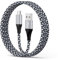 Cavo USB C, 1.8M Cavo di ricarica rapida Linee Nylon Tipo C a USB-A per Samsung Galaxy S25 Ultra S24 S23 S22 S21 S20 Note 10 S9 A56 A35 A16 A55 A20 A12 A20e A21s A70, Huawei P30 P20, Google, Oneplus