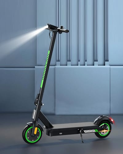acer Electric Scooter for Adults, 500W Peak Motor, Max Speed 15.5MPH, 20 Mile Long Range, 8.5” Soild Tires, Double Brake System Folding E-Scooter Commuter (ES Series 3)