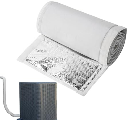 Gaine isolante pour conduit de climatisation Imperméable, Thermo-résistant, | Housse de tuyau extérieur 183 x 26 cm Isolation Extérieure 3 Pour Climatisation Centrale, Système Split Et Pom