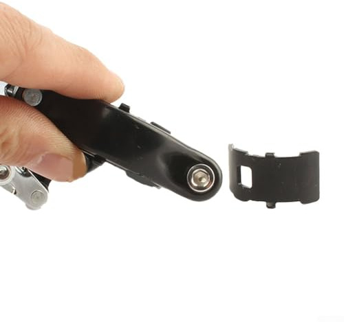 Yuanpgky Schaltwerk für, 34,9 mm auf 31,8 mm Adapter für Ring, kompatibel mit den meisten Mountainbikes für Fahrräder, Umwerfer, Kunststoff-Abstandshalter zum Radfahren