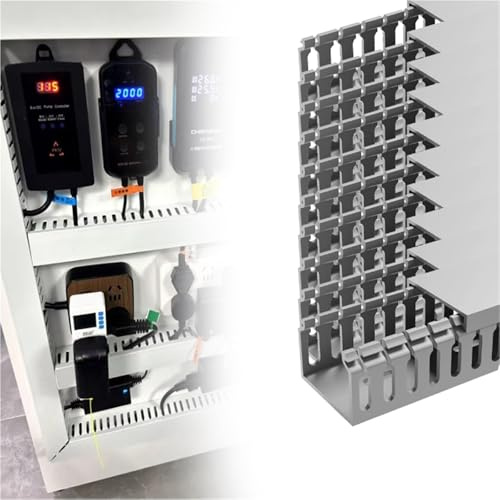 kabelkanal 100 cm Langer Offener Kabelkanal, Kabelkanal Für Serverschränke, Kabelmanagement-Kabelführungskanal, Für Zuhause, Büro, Lager(10 pcs,W H 40mm x 30mm)