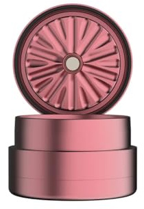 Flower Mill Next Gen 2.5 Grinder - Aircraft Grade 6061-T6 Aluminum Herb Mill (Pink)