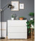möbelando Kommode Anrichte Sideboard Highboard Standschrank Holzschrank Flur Ravenna IV Weiß matt