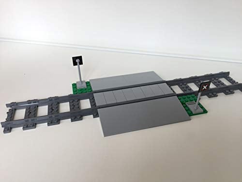 LEGO City Eisenbahn Bahnübergang, inkl. 3 gerade schienen (aus 60198)