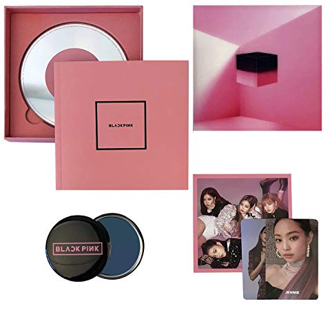 Square Up [ PINK Ver. ] - BLACKPINK 1st Mini Album CD + Photo Book + Lyrics Book + Postcard + Photocard + FREE GIFT / K-POP Sealed.