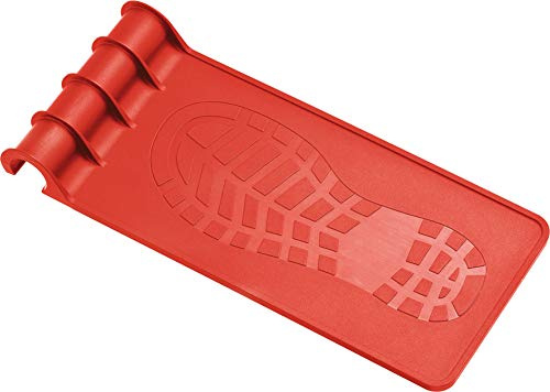 Brennenstuhl Fußstütze zum Einklemmen Ihrer Kabeltrommel (ideales Zubehör, geeignet für Halterung mit Ø 18 mm, Stabilität beim Aufrollen des Kabels) rot