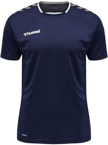 HUMMEL MÄNNLICH hmlAUTHENTIC Poly Jersey S/S Trikot, Marine, 3XL