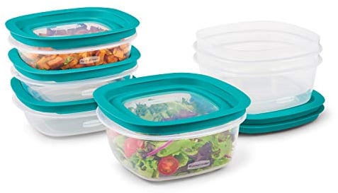 Rubbermaid Easy Find Lids Frischhaltedosen-Set, transparent