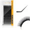 NAGARAKU Extensiones de Pestañas Individuales Clásico 1:1 Pestañas Pelo a Pelo Volumen Lashes Natural Blando Suave Wispy Singel Eyelash Extension Pestañas Postizas Negro 16 Filas(0.15mm L 7-15mm)
