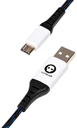 Numskull PS5 Controller Charging Cable - USB Type-C Nylon Braided Charging Cable 4m - Compatible with PlayStation 5, Nintendo Switch, Xbox Series X & S (PS5) [video game] [video game] [video game]