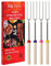 Marshmallow Toasting Forks, Telescoping Smores Sticks for Fire Pit, Marshmallow Roasting Sticks Barbecue Forks for Hotdog Hot Dog Bonfire Smores Skewers for Open Fire Pits Campfire Camping, 4 PCS