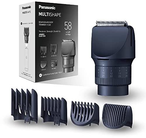 Panasonic MULTISHAPE – système modulaire de soins corps, cheveux et visage - ER-CTW1 : Tête tondeuse pour barbe, cheveux et corps, Noir
