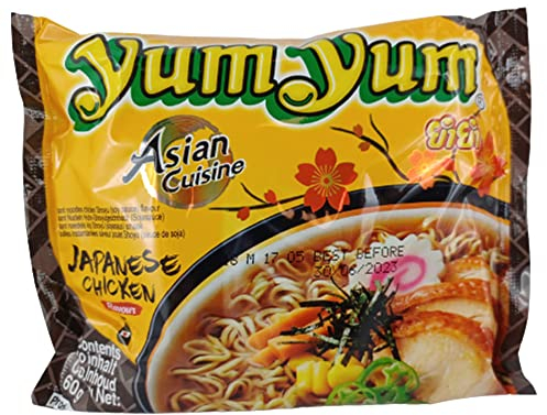 Yum Yum Japanese Chicken Shoyu 30er Pack (30 x 60g) asiatische Nudelsuppe