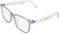 ASHATA Bluetooth Brille, wasserdichte IP65 Sonnenbrille, Kabellose Musikbrille mit Elektronischer Touch Steuerung und Halboffenen Ohrhörern für Gaming Meetings auf Reisen