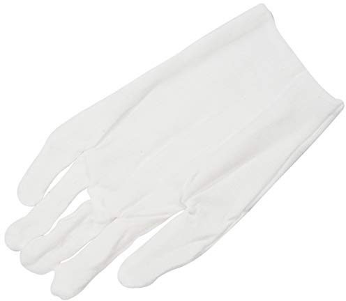 Bumdenuu 12 Paare 100% Baumwolle Handschuh Feuchtigkeitsspendende Beschichtung Weiß Gesundheitsmusik