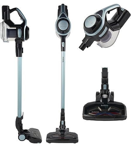 Beldray BEL0776IBVDE Airgility kabelloser Staubsauger – Handstaubsauger, Ersatz-HEPA-Filter, leichter 22,2-V-Stabstaubsauger, motorisierte Bürste, 40 Minuten Laufzeit, Verwendung auf allen Bodenarten