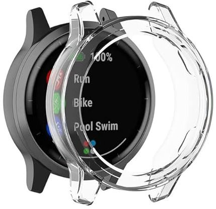 SCHIK JKER TPU-Schutzhülle für Garmin Vivoactive 4 / 4S Smartwatch für Vivoactive 4S / 4 Displayschutzfolie, For Vivoactive 4S, Achat