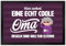 Coole Oma Fußmatte XL in 40x60 cm mit Spruch Regeln sind was für Eltern EIN lustiger Türvorleger für die Eingangstür Enkel Fußabstreifer Fußabtreter Türmatte cool Muttertag Tür