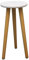 JUOPZKENN Round Wooden Tray Table with Tripod Stand, Modern Small Round Side Plant Stand, Plant Holder for Flower Pots End Table for Living Room