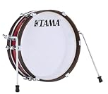 TAMA Club Jam Pancake (LJKB18H3-BRM) - Grancassa, 18 x 4 in rosso bruciato, con hardware cromato