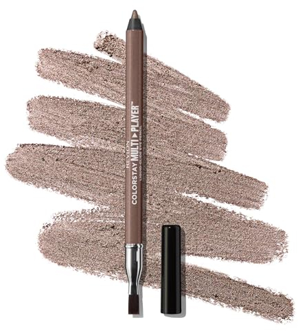 Revlon ColorStay Multiplayer, Vielseitiger Augenstift mit integriertem Blending-Pinsel, ultracremige Textur, wasserfest, wischfest, lang haftend, 404 Under the Radar