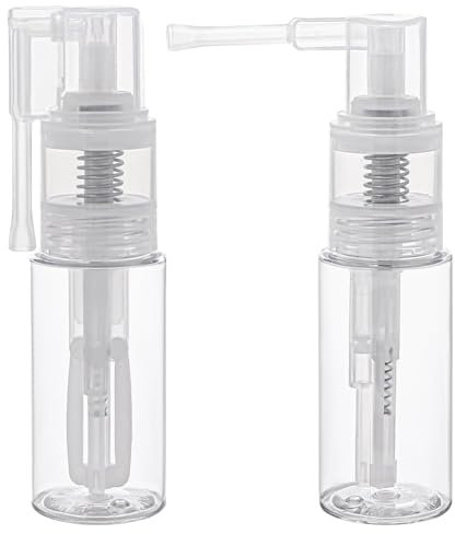 Vkyipg 2 Pcs Glitter Duster Sprayer Transparent Craft Glitter -Bottle Empty Multi-Purpose Empty Plastic -Bottle 50ml