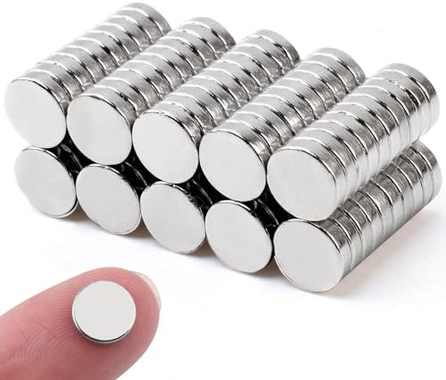 100pcs Small Strong Magnets, Muti-Use Fridge Magnets for Whiteboard Magnet s, 8x2mm Round Neodymium Magnets Heavy Duty for Crafts, Refrigerator, DIY, Office, Dry Erase Board